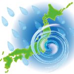 台風のシーズンです台風の名前は